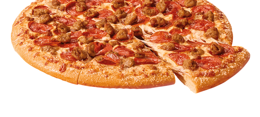 Pizza délicieuse avec croûte farcie